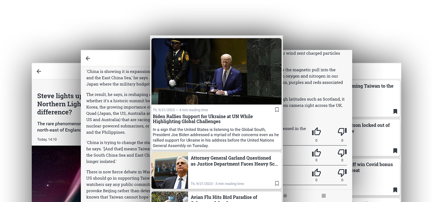 Informfully app screenshots
